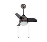 LEDKIA LIGHTING Ventilatore da Soffitto LED Nero 66 cm Modern 4000K