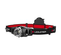 LED LENSER H3.2 - Faro a LED H3.2, 120 lm, nero / rosso, 3x AAA (Micro)