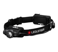 LED LENSER H5C - Lampada frontale a LED H5 Core, 350 lm, nero, 2 AA (batteria sti