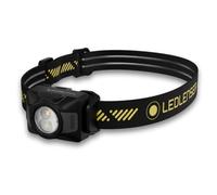 Ledlenser HF4R Pro Torcia frontale ricaricabile 650lm, Supporto casco, IP67 | Lampada frontale da lavoro, Autonomia 45 ore, Raggio di 130 m, USB-C, Luce rossa, 92 g, Ideale per meccanici e idraulici