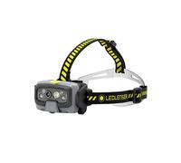 Ledlenser HF8R Work Lampada Frontale Ricaricabile, 1600lm, Supporto Casco | Autonomia fino a 90h, portata 210m, USB-C, luce rossa, robusta lampada da lavoro, ideale per cantieri | 2023