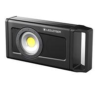 Ledlenser iF4Rmusic LED Faretto da Cantiere, Ricaricabile, Senza Cavi, IP54, 2500 Lumen, Altoparlante Bluetooth, Base di Sostegno Flessibile conmagnete, Supporto per cavalletto, Lampada da Lavoro
