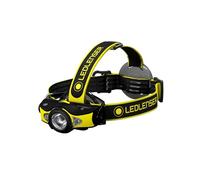 Ledlenser iH11R Torcia Frontale Professionale LED, Ricaricabile Batteria, 1000 Lumen, Varie ppzioni di Fissaggio al Casco, Personalizzabile Tramite App, autonomia Fino a 100 Ore, Luce Rossa/Verde/Blu