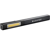 Ledlenser iW2R Laser Lampada da Lavoro LED, Ricaricabile, IP20, 150 Lumen, puntatore Laser, 2modalità Luminose, Torcia a Penna, Clip di Fissaggio, Cavo USB, Lavoro, Artigianato