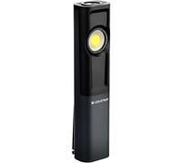 Ledlenser iW7R Lampada da Lavoro LED, Ricaricabile, IP54, 600 Lumen,modalità Luce a Fascio Ampio e a Fascio Lungo, Supporto Flessibile, Base di Sostegno conmagnete,meccanismo inclinabile