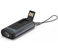 LedLenser K6R Safety Difesa torcia portachiavi 400 lumen ricaricabile USB Grigio
