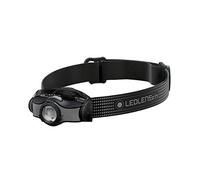 Ledlenser MH3 Torcia Frontale LED da Outdoor, Nera/Grigia, 200 Lumen, Messa a Fuoco Regolabile, Portata Luminosa di 130m, autonomia Fino a 35 Ore, clipmetallica, Batteria Inclusa, Torcia da Testa