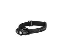 Ledlenser MH5 Torcia Frontale LED da Outdoor, Nera/Grigia, Ricaricabile con Batteria, 400 Lumen, autonomia Fino a 35 Ore, Luce Rossa, Possibile Uso con 1 Batteria AAA, clipmetallica