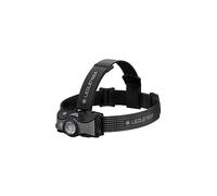 Ledlenser MH7 Torcia Frontale LED da Outdoor, Nera/Grigia, Ricaricabile con Batteria, 600 Lumen, autonomia Fino a 60 Ore, Luce Rossa, Possibile Uso con 2 batterie AA, Blocco per Il Trasporto