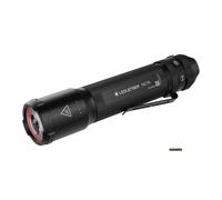 Ledlenser TAC7R - Torcia tattica ricaricabile a LED 3200 lm, 10 modalità tra cui RGB e strobo, tecnologia multi-lente, portata 370 m, impermeabile, USB-C - Per polizia, sicurezza e esercito
