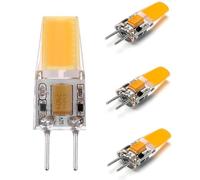 LEDLOCLB 5W GY6.35 LED Lampadine In Cristallo Di Silicone AC/DC 12V 1508 Nessuno Sfarfallio Bianco Caldo Freddo Sostituisci Alogena 35W 2PCS,Luce Naturale,5W AC/DC 12V -4pz