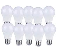 LEDLUX 10 Pezzi Lampade Led E27, 9W 11W 15W 17W (9W 806LM A60 60X120mm, Bianco Caldo 2700k)