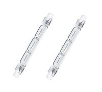 LEDLUX 2 Pezzi Lampade Alogena R7S Dimmerabile, Bianco Caldo 2800K, R7S 78mm 80W 1375 Lumen