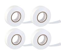 LEDLUX 4 Rotoli Nastro Isolante Elettrico in PVC,18mm X 20m (BIANCO)