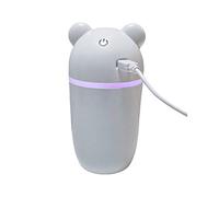 LEDLUX AAA04893 Mini Umificatore Ambiente Bambini 200ml Spegnimento Automatico Dopo 4 Ore Luci Notturna RGB Touch Forma Orsetto