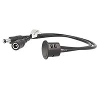 Interruttore Led Dimmer Touch Da Incasso Nero 12V 24V 8A Cavo DC JACK 5.5 x 2.1