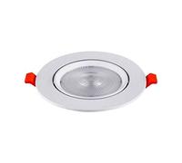 LEDLUX Faretto Led Da Incasso Orientabile 30W Cob Caldo 3000K Diametro 225mm Foro 195mm