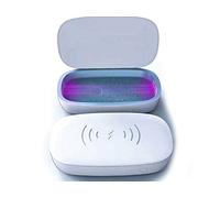 LEDLUX JF5210 Scatola di Sterilizzazione Led UV Con Caricabatterie Wireless QI Veloce 10W Per Disinfezione Cellulari Smartphone Piccoli Oggetti Sterilizzatore Portatile