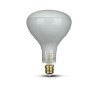 LEDLUX Lampada Led Filamento E27 R125 Riflettore 8W Dimmerabile Triac Dimmer In Vetro 600lm 110 Gradi (Bianco Neutro 4000K)