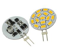 LEDLUX Lampadine LED G4 (2 Pezzi Bianco Caldo 3000k) G4 Bispina DC AC 12V 24V