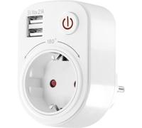 LEDmaxx 106649 Presa di corrente intermedia con USB
