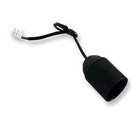 Ledmaxx 990027 A, 10 x portalampada da 60 Watt, E27, nero, 17,5 x 4 x 4 cm