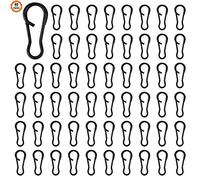 Ledoo Clip da Pesca, Clip da Carpa da 60 Pezzi Adatti per la Pesca a Partita, Cambio Rapido dell'Attrezzatura