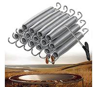 Ledph Molle per Tappeto Elastico 140 mm, Molle Trampolino in Acciaio Zincato Resistente, Molla Trazione per Trampolino da Giardino, Trampolino Elastico Ricambi,15pcs