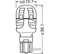 LEDriving SL Premium W16W RED 12V BLI2