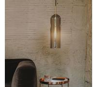 LEDS-C4 Glam sospensione, vetro fumè, alta 38,5 cm 00-8108-DN-12