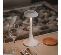 LEDS-C4 Lampada da tavolo LED Portobello, bianco, dimmer, ABS LEDS-C4