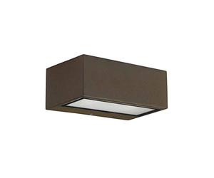 Leds-C4 Nemesis Aluminium - Applique da esterno a 1 luce Marrone IP54, E27
