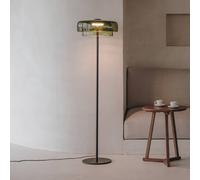 LEDS-C4 Piantana LED Livelli, 2 strati, verde, vetro, CCT LEDS-C4