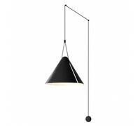 LEDS-C4 Super Attic sospens cono decentrato nero LEDS-C4