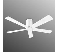 LEDS-C4 Ventilatore da soffitto dal design pulito Rodas - bianco LEDS-C4
