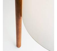 LEDS-C4 Woody piantana, E27, marrone, beige, legno, tessuto LEDS-C4
