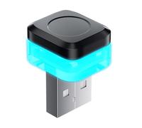 LEDs Lights for Car Interior, USB Ambient Night Light, Multicolor Mood Lighting, Multiple Modes RGB Light for Bedroom, Home, Vehicle Dashboard, Cupholder 0.59x0.71x0.91in