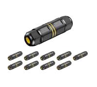 ledscom.de 10 connettori per cavi per uso esterno, IP68, manicotto per cavi di diametro 5-12 mm