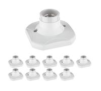 ledscom.de 10 lampade da soffitto/portalampada ELEKTRA, bianco, 1x E27 max. 60W