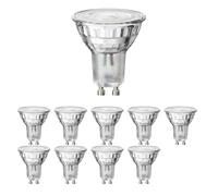 10x lampadina GU10 LED PAR16 bianco (4000 K) 5,3 W 504lm 44° Specchio [EEK: E]