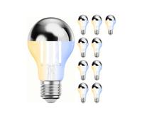 10x lampadina LED E27 A60 bianco caldo - bianco freddo (2700 - 7000 K) 4,8 W [EEK: F]