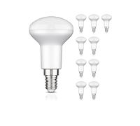 ledscom.de Lampadina LED R50 E14 Bianco caldo 2700 K 5,2 W 485 lm Opaco 112° 10 pezzi