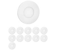 ledscom.de 12 LED luce per scale/apparecchio da incasso FEX per interni ed esterni, rotondo, Ø 85 mm, bianco freddo