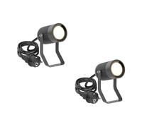 2x Faretto da giardino SHINGA per esterni IP65 con spina antracite 1x GU10 max. [EEK: F]