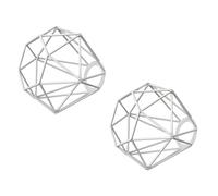 ledscom.de 2 paralumi a gabbia, bianchi, Ø 160 mm