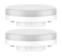 ledscom.de 2 pezzi lampadina GX53 LED, bianco (4000 K), 6,4 W, 560lm, 97°, opaco