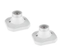 ledscom.de 2 pezzi Plafoniera/porta lampada ELEKTRA, bianco, 1x E27 max. 60W