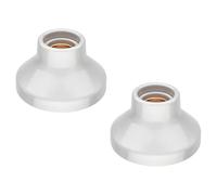 ledscom.de 2 pz. plafoniera/porta lampada ELEKTRA, porcellana, bianco lucido, 1x E27 max. 300W