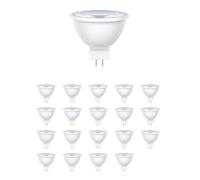 ledscom.de 20 lampadine GU5.3 LED, MR16, bianco caldo (2700 K), 5,5 W, 483lm, 37