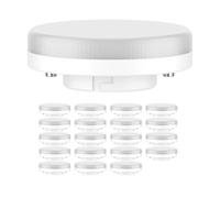 ledscom.de 20 pezzi lampadina GX53 LED, bianco (4000 K), 4 W, 420lm, 96°, opaco